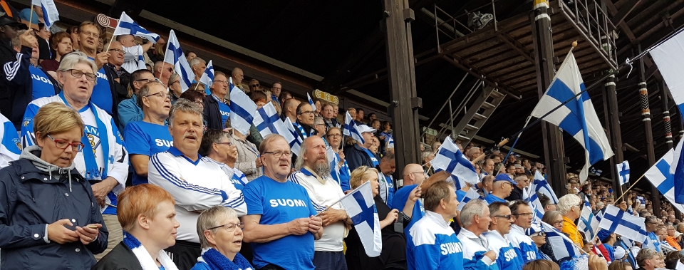 fanit, Suomi-Ruotsi maaottelu 2017 Fanit, yleisö