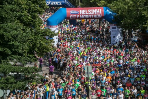 Sää hellii Helsingin juoksujuhlaa lauantaina