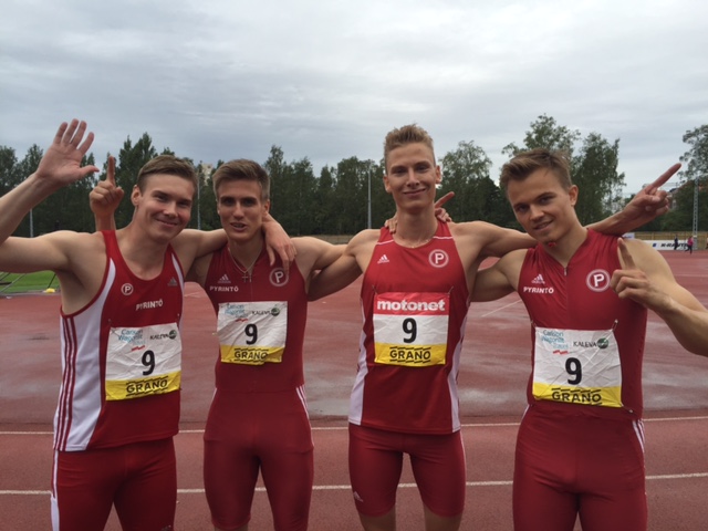 Tampereen Pyrintö 4x400 metrin kuningas