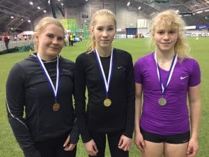 Tampereella loistavia aitajuoksutuloksia