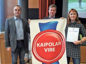 Kaipolan Vireelle ja Ilmajoen Kisailijoille Sinettiseuratunnus