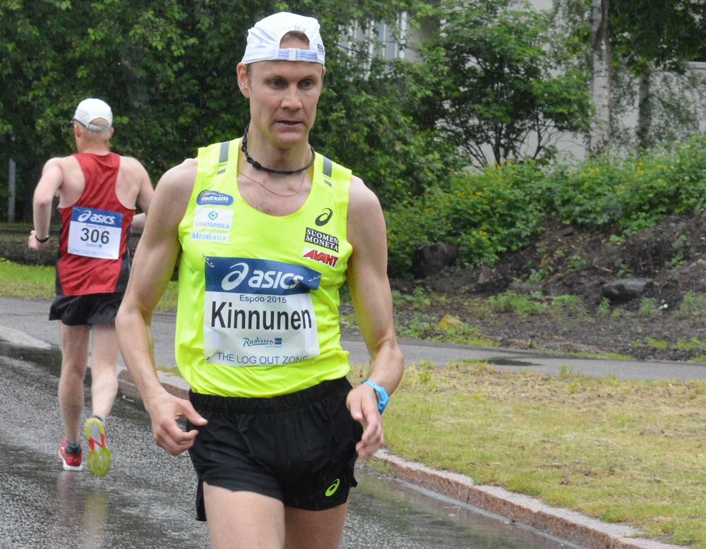 Jarkko Kinnunen käveli Suomen mestariksi