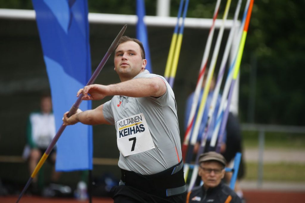 Sampo Lehtola heitti Äänekoskella 81