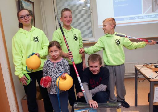 Vesannon Urheilijoiden lasten kisoissa on meininkiä