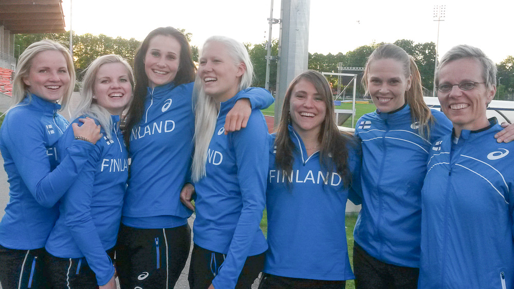 Suomen seitsenottelijattaret voittivat Ruotsin ja Viron