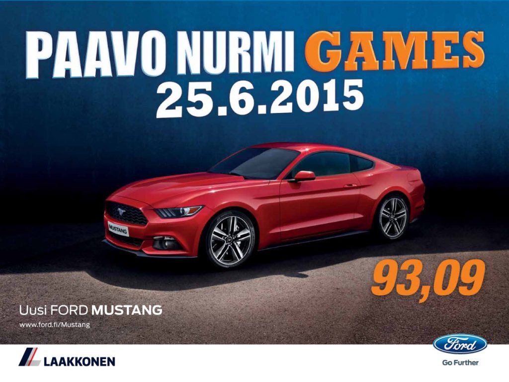 Keihäänheiton SE:n tekijälle superbonuksena Ford Mustang