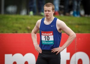 16-vuotias Samuel Purola juoksi 100 metriä 10