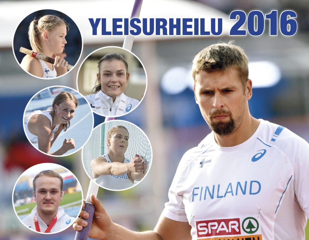 Yleisurheilu 2016 - järeä tilastopaketti joulupukin konttiin