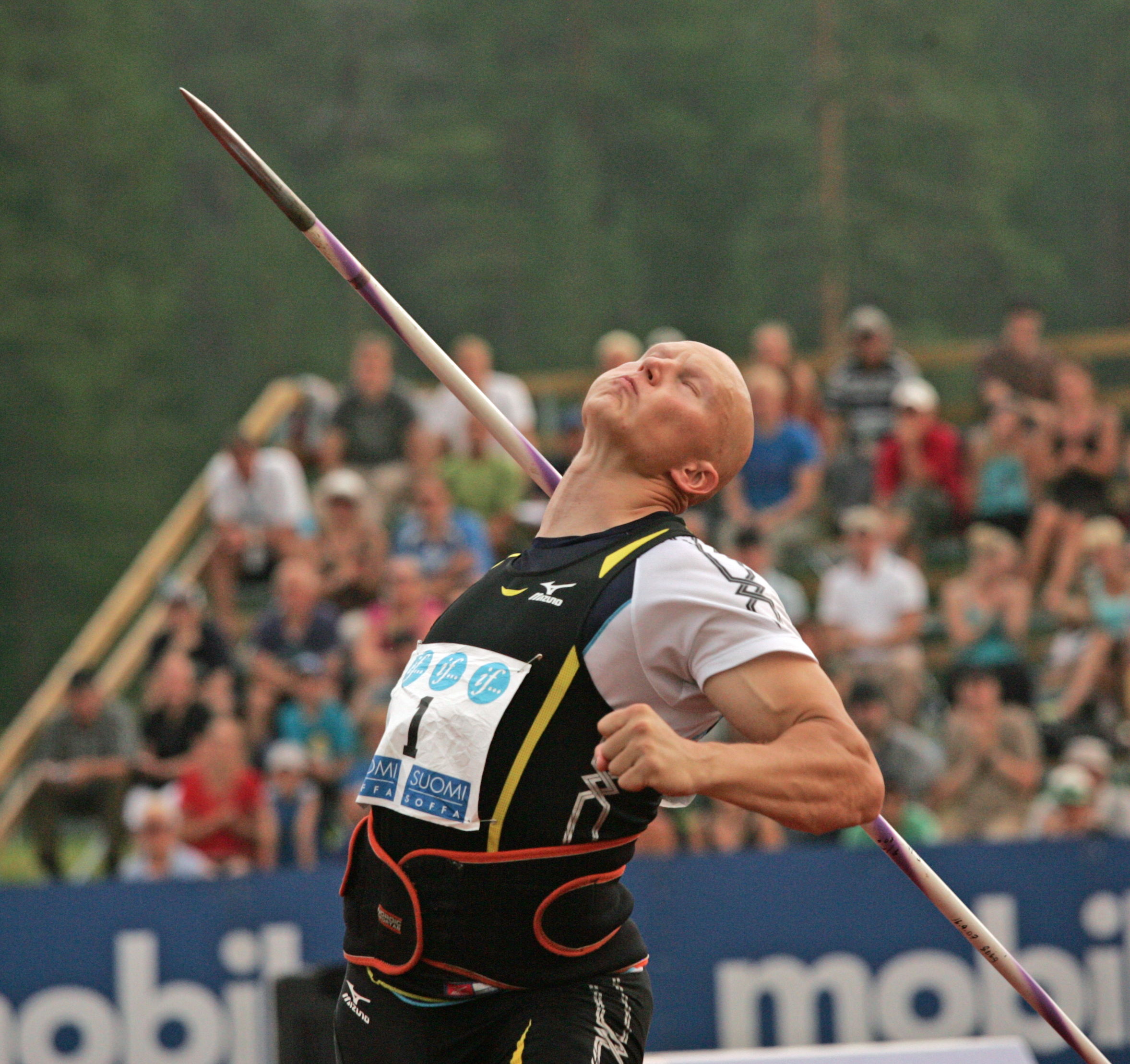 Teemu Wirkkala heitti 78 metriä Orimattilassa