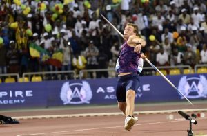 Rion keihäskisan kärkinimet Kuortaneelle