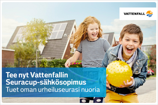 Tee nyt Vattenfallin Seuracup-sähkösopimus! - Tuet urheiluseurasi nuoria!