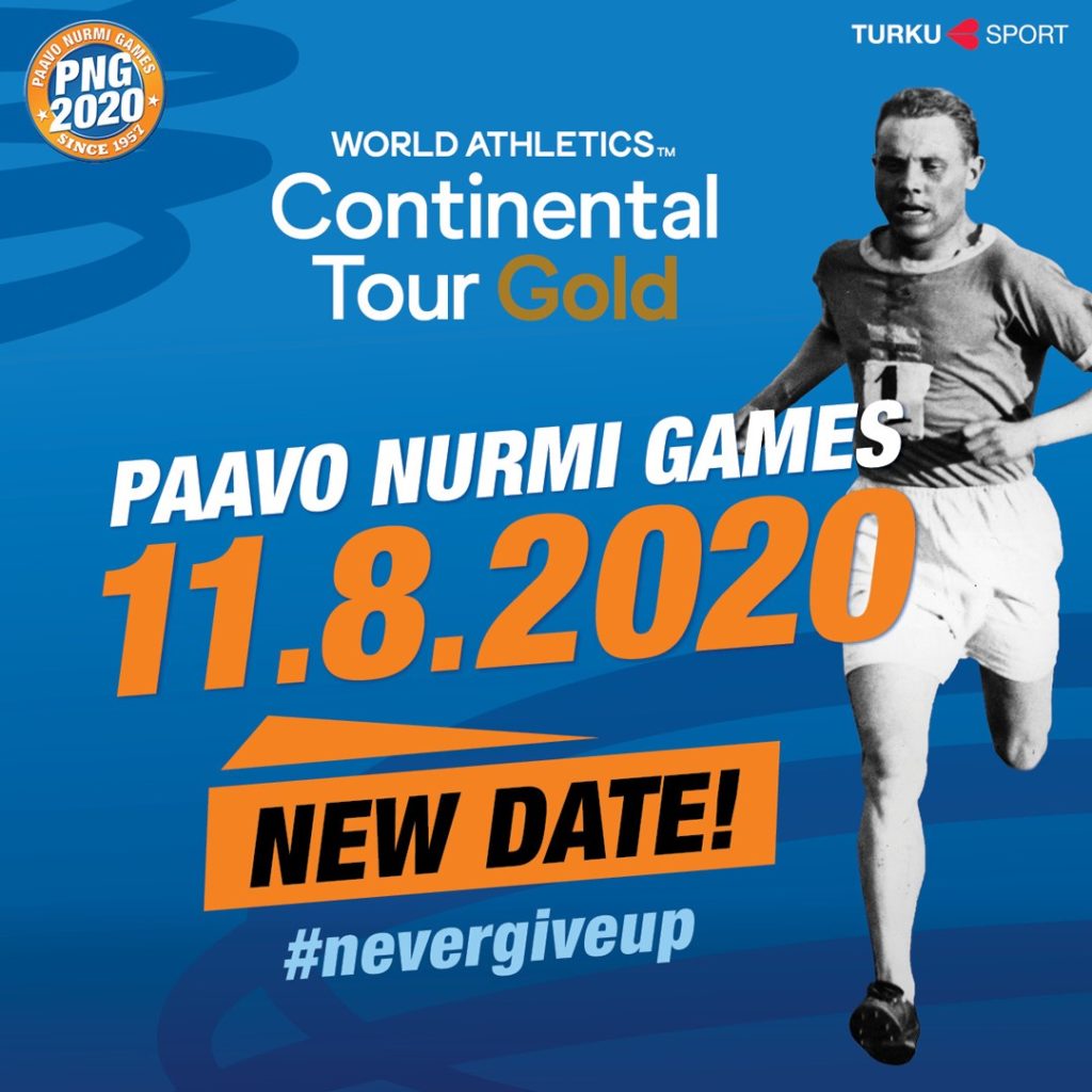 Paavo Nurmi Games siirtyi elokuulle ja käynnistää yleisurheilun
