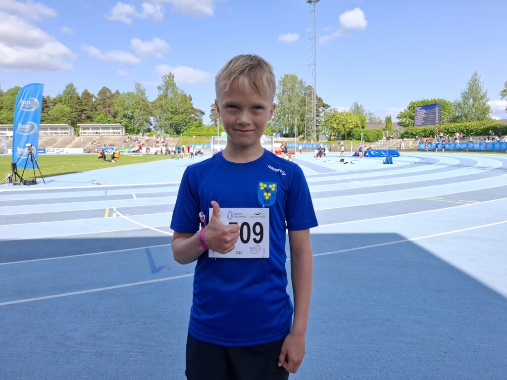 Santeri Eräpuu oli iloisin mielin ensimmäisen YAG-starttinsa jälkeen.